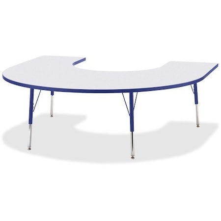 Jonti-Craft TABLE, HORSESHOE, 60X66, GY/BE JNT6445JCA003